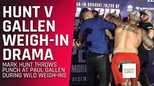 The two heavyweights clash in sydney. Mark Hunt Vs Paul Gallen And Tim Tszyu Vs Bowyn Morgan Results And Highlights Sporting News Australia