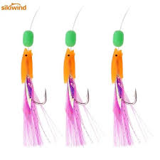 3pcs Saltwater Japan Hairy Sabiki Hook Rigging For Herring