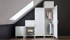 Placard porte coulissante ikea impressionnantrd coulissant avec inspiration. Platsa Systeme Dressing Sous Pente Armoire Penderie Solutions De Rangement