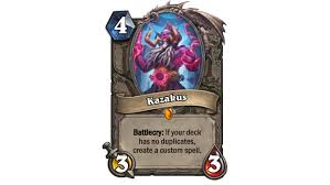 If you haven't registered yet, you can do so here. Kazakus And Custom Spell Guide Hearthstone Metabomb