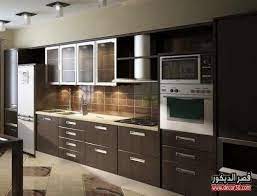 موديلات مطابخ المنيوم احدث اشكال مطابخ الوميتال 2019 قصر الديكور glass kitchen cabinet doors glass kitchen cabinets aluminum kitchen cabinets