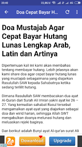 Doa untuk melunasi hutang segunung uhud ,lakukan saja i habib achmad bin novel. Doa Pelunas Hutang Fur Android Apk Herunterladen