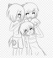 Naruto, goku, pikachu, luffy, …these coloring pages are a favorite not just to kids but adults too. Transparent Anime Girl Coloring Page Hd Png Download Vhv