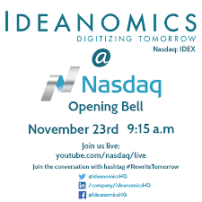 You can skip directly to the relevant section: Ideanomics Inc Nasdaq Idex To Ring The Nasdaq Stock Market Opening Bell By Ideanomics Medium