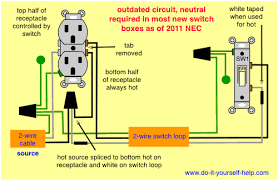 With the switches in the positions shown, the electricity will flow from the line wire through the light and back to the neutral wire. Light Switch Wiring Diagrams Do It Yourself Help Com