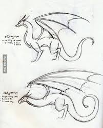 Dragon And Wyvern Know The Difference Dragon Sketch Creature Drawings Dragon Drawing