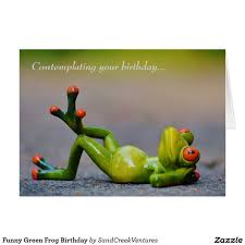 Create Your Own Card Zazzle Com In 2020 Funny Frogs Frog Pictures Cute Frogs