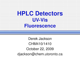 1290 infinity diode array detector. Ppt Hplc Detectors Uv Vis Fluorescence Powerpoint Presentation Free Download Id 551115