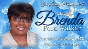 Home Going Service for Brenda Ford Walker June 18, 2025
