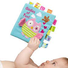 Amazon Com Infant Book For Baby Boys Girls Touch And Feel Soft Cloth Owl Crinkle Sensory Preschool Toddlers Toys Fun Interactive Toy Shower Gift For Babies All Ages Developmental Toy Machine Washable