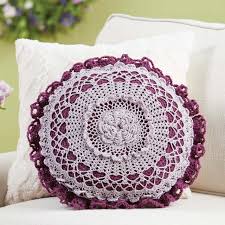 Herrschners Rambler Rose Pillow Crochet Kit