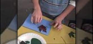 I loved this post on upcycling greeting cards and it got me thinking about my stash of notecards that are out of style. How To Create Greeting Cards Using Leaves Kids Activities Wonderhowto