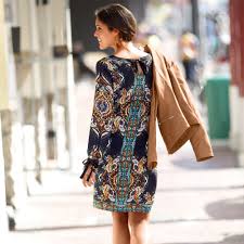 Superbe Cette Robe Imprimee Ultra Feminine Est Notre Indispensable Coup De Cœur De La Saison Blancheporte Mode Fashion Casual Dress Dresses