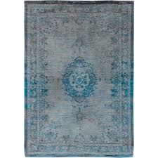 Material is wool and cotton. Louis De Poortere Fading World 8255 Grey Turquoise Area Rug Wayfair Co Uk