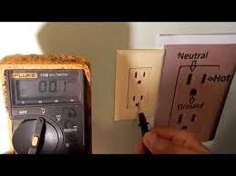 How do you test a wall outlet with a multimeter? Use A Multimeter To Test An Ac Electric Outlet Youtube