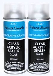 Acrylic sealer spray provide a protective, clear finish. Patricia Nimock S Clear Acrylic Sealers For Decorative Crafts The Magic Name In Crafts