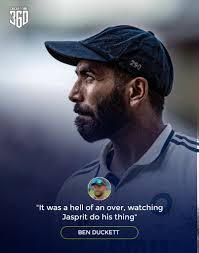 Ben Duckett 🗣️ "It was a hell of an over, watching Jasprit do his thing"  [Sky Sports] #cricket #ENGvsIND