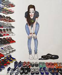 The air jordan 1 is the original outlaw sneaker. Kim Jungyoun Character Art Cartoon Art Sneaker Art