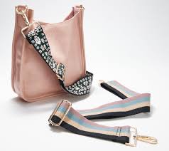 What can i do to stop the smell? Ahdorned Medium Faux Leather Crossbody With Extra Strap Qvc Com