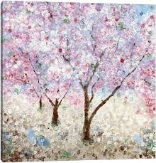 Japanese cherry blossom canvas art. Cherry Blossoms Canvas Art Icanvas