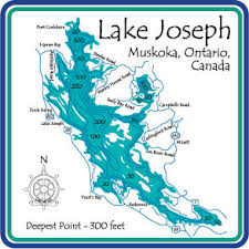 This chart combines licensed navigational and lake depth data from the canadian hydrographic service with extensive local knowledge provided by local boaters and marina operators. Lake Joseph Lakehouse Lifestyle
