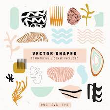 Abstract Shapes Svg Set Bright Clipart Graphic Design Etsy Organic Graphic Design Graphic Design Fun Kids Graphic Design