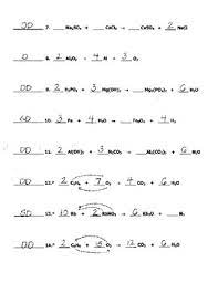 If a substance has the state. Balancing Chemical Equations Worksheet 3 By Steve Miller Ms Math And Science