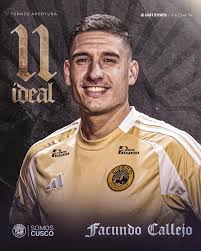 🤩 ¡Felicidades, Facundo Callejo! 🌟 Has sido reconocido por tu destacada  actuación en el once ideal de la fecha 1️⃣4️⃣ ⚽️💛 #SomosCusco