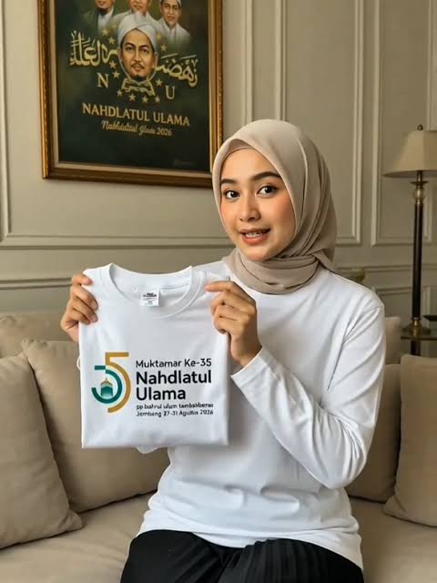 Kaos Muktamar Putih
