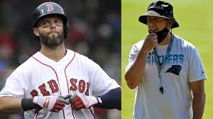 He is a second baseman, with the dustin's paternal grandfather was melvin raymond pedroia (the son of caesar john pedroia and. Red Sox S Dustin Pedroia On His Uncle Panthers Dc Phil Snow Charlotte Observer