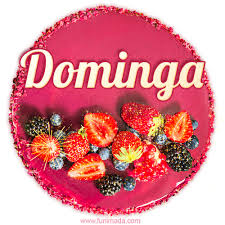 Maybe you would like to learn more about one of these? Happy Birthday Cake With Name Dominga Free Download Download On Funimada Com