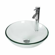 eclife clear handmade circular vessel