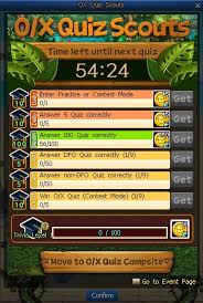 This conflict, known as the space race, saw the emergence of scientific discoveries and new technologies. Ox Quiz Scouts Dungeon Fighter Online