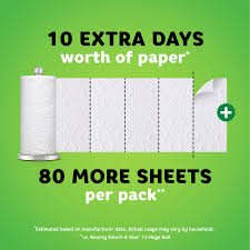 Bounty Quick Size Paper Towels White 12 Family Rolls