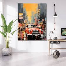 Tablou Canvas - London Taxi – The Print Studio