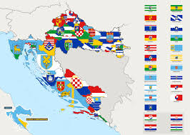 Republic of croatia quick facts. Flag Map Of 21 Counties In Croatia And 4 Counties In Bosnia Herzegovina In Which Croatians Are A Majority Mapporn