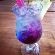 Fruit Tingle Vodka Blue Curacao Raspberry Cordial Or Grenadine Top With Lemonade Or 7up And Add Cherrie Fruit Tingle Cocktail Alcoholic Drinks Fun Drinks