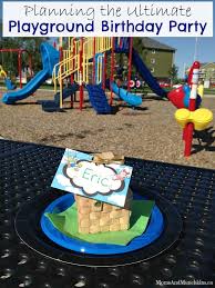 Birthday Party Places For 10 Year Olds Playground Birthday Party Party Feature Playground Birthday Parties Birthday Party At Park Playground Party