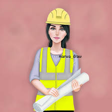 صور رسم بنات كرتون رمزيات رسومات انمي للانستقرام Engineer Cartoon Engineer Girl Engineering Girls