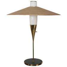 Rare Brass And Glass Table Lamp By Raymond Loewy For Stiffel Model 9659 Table Lamp Lamp Glass Table Lamp