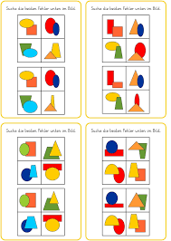 Lernstubchen Visuelle Wahrnehmung Fehler Finden 2 Aktivitaten Fur Vorschulkinder Wahrnehmung Vorschulideen
