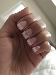 Cute Short French Manicure With Images French Tip Acrylic