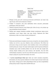 See full list on muloveu.blogspot.com Soal Uas Perencanaan Pembelajaran B B