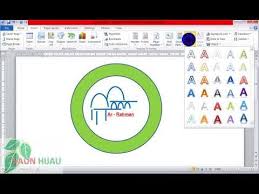 Membuat Logo Yayasan Dengan M Word Youtube Belajar Clip Art Youtube