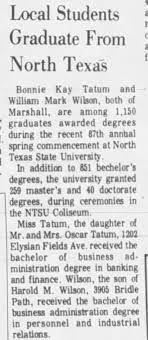 To help you, we've answered a variety of common graduation correspondence questions for creating, addressing, and sending your formal graduation announcements. Bonnie Kay Tatum College Graduation Announcement 1977 Mnm Newspapers Com