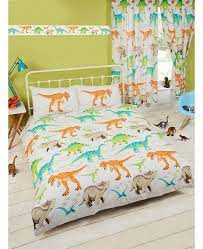 Dinosaur World Single Duvet Cover And Pillowcase Set Bedroom Toddler Duvet Cover Toddler Bed Mattress Cot Bed Duvet Cover
