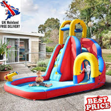 Pin By Jackoboys On Inflatable Water Slide Kids Bouncy Castle Inflatable Water Slide Water Slides