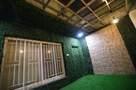 Buy Unique Interiors Artificial Wall Grass Green 1 Piece Online At Low Prices In India Amazon In