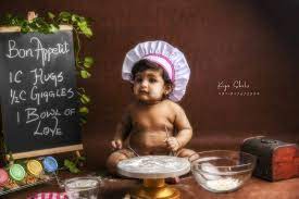I M A Chef And I Ll Not Be Calm For Creative Themed And Trendy Newborn Maternity Kids Photoshoot Birthday And Events Photography Contact Kiyo Shotz 91 9176729294 Or Drop