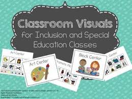 Classroom Visuals For Early Childhood Classrooms Early Childhood Classrooms Early Childhood Special Education Activities